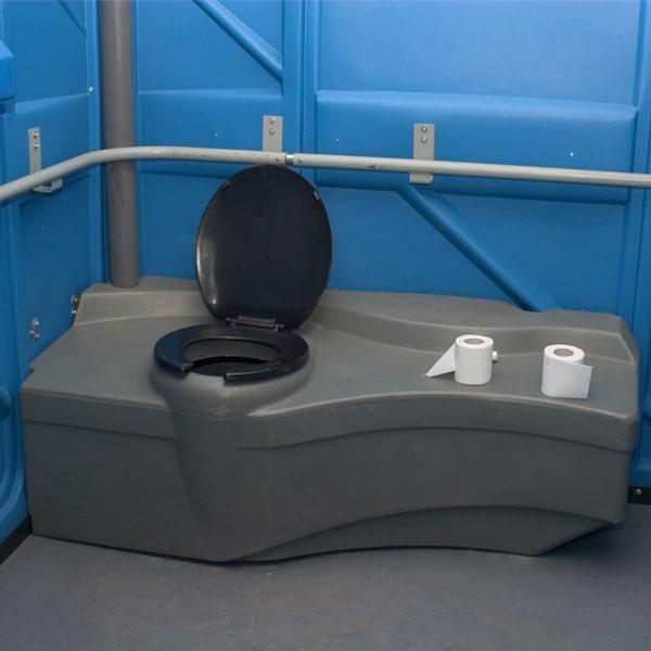 the maximum occupancy for an ada/handicap portable toilet unit is normally one person at a time